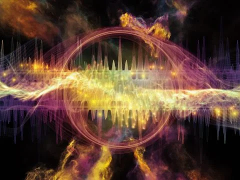 Source of Sound Wave Stock Illustration