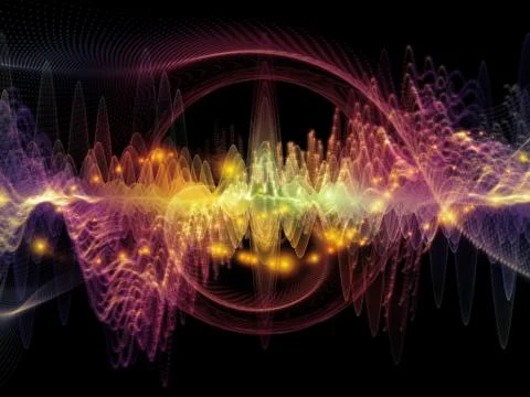 Source of Sound Wave 스톡 일러스트