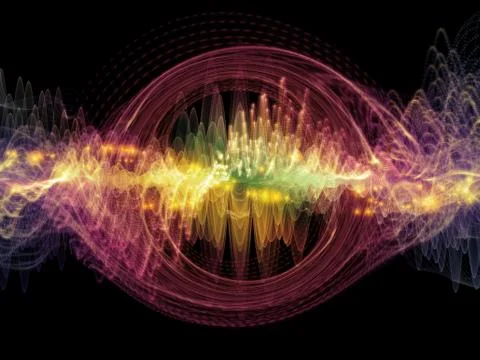 Source of Sound Wave Stock Illustration