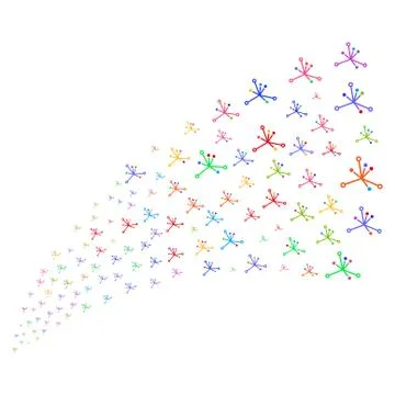 Source Stream of Big Bang Stock Illustration