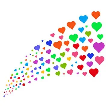 Source Stream of Heart Stockillustratie