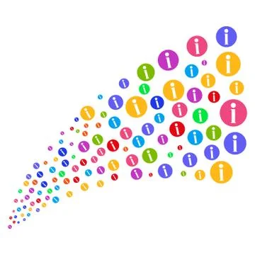 Source Stream of Info Stock Illustration