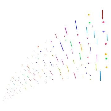 Source Stream of Lines And Dots Ilustración de archivo