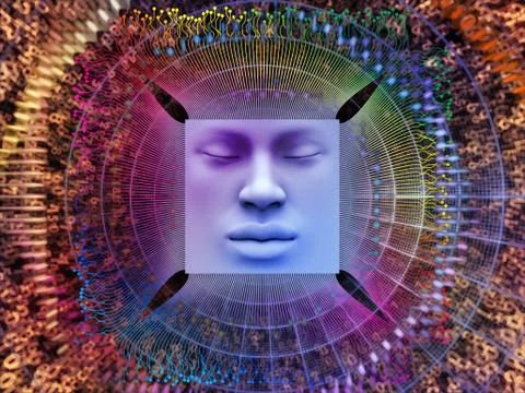 Source of Super Human AI 스톡 일러스트