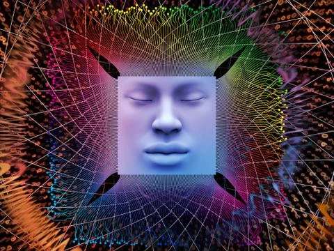 Source of Super Human AI 스톡 일러스트