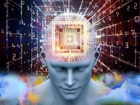 Source of Thought Illustrazione stock