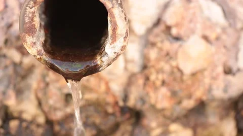 A source of village water. Stock Footage 68551528