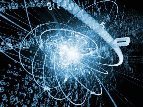 Source of Wave Particle 스톡 일러스트