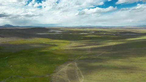 The source of the Yellow River on the Qinghai Tibet Plateau Stock Footage 143824209