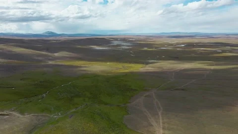 The source of the Yellow River on the Qinghai Tibet Plateau Stock Footage 143824228