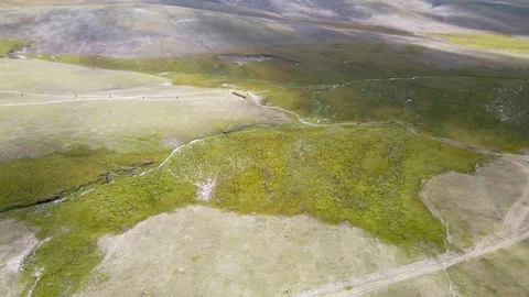 The source of the Yellow River on the Qinghai Tibet Plateau Stock Footage 143824257