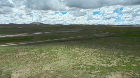 The source of the Yellow River on the Qinghai Tibet Plateau Stock Footage 143824292
