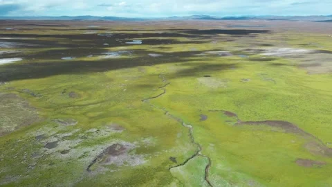 The source of the Yellow River on the Qinghai Tibet Plateau Stock Footage 143824477
