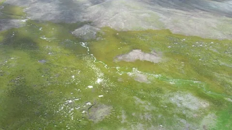 The source of the Yellow River on the Qinghai Tibet Plateau Stock Footage 143824487