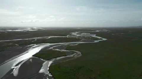 The source of the Yellow River on the Qinghai Tibet Plateau Stock Footage 143830086