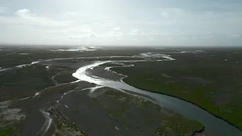 The source of the Yellow River on the Qinghai Tibet Plateau Stock Footage 143830121