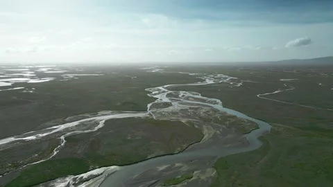 The source of the Yellow River on the Qinghai Tibet Plateau Stock Footage 143830287