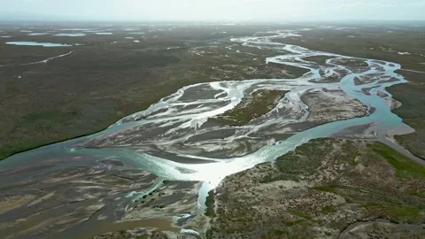 The source of the Yellow River on the Qinghai Tibet Plateau Stock Footage 143830450