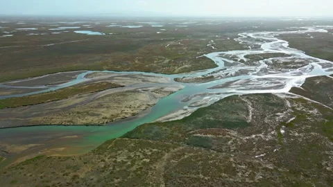 The source of the Yellow River on the Qinghai Tibet Plateau Stock Footage 143830770