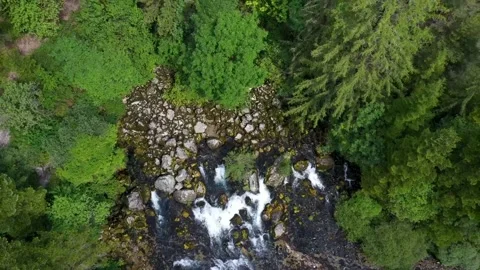 The sources of gilardes on isere Stock Footage 158284726