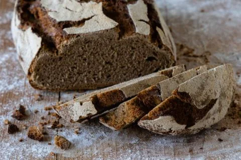 Sourdough rye bread Stock Photos