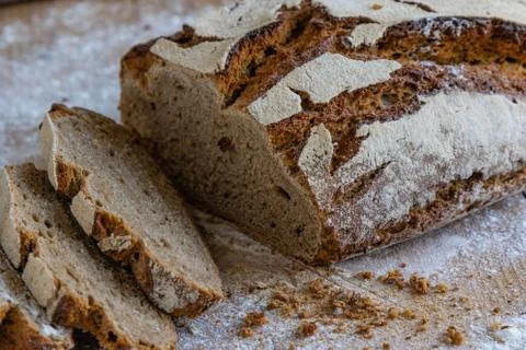 Sourdough rye bread Stock Photos