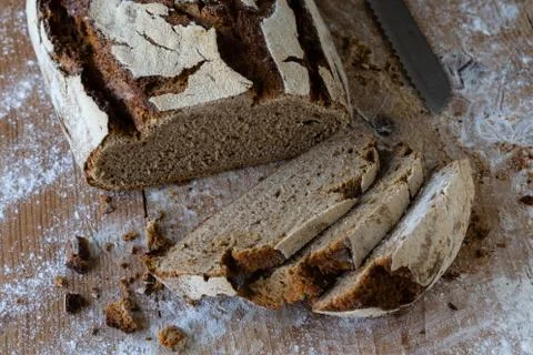 Sourdough rye bread Stock Photos
