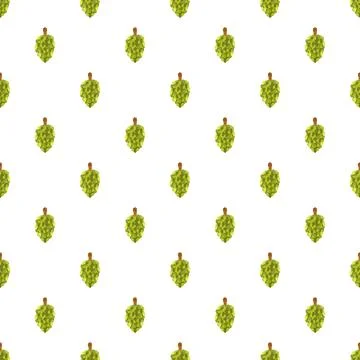 Soursop fruit seamless pattern on white background Stock Illustration