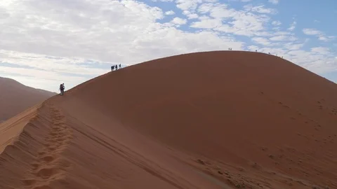 Sousousvlei Namibia Sand Dune 01 Stock Footage 74357316
