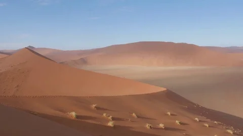 Sousousvlei Namibia Sand Dune 03 Stock Footage 74356950
