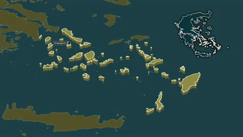 South Aegean, Greece, extruded. Pattern Stock Footage 159238121