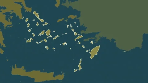 South Aegean, Greece, extruded. Pattern Stock Footage 241184362