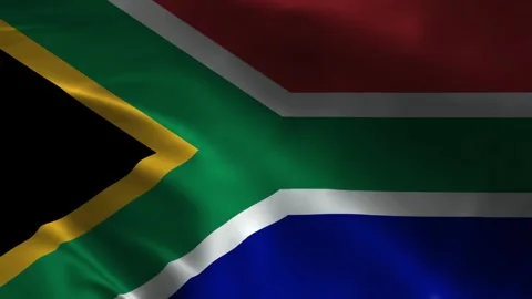 South Africa Flag Stock Footage 336965604