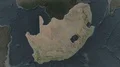 South Africa - hub of the world. Satellite 4k or 4k+ Resolution