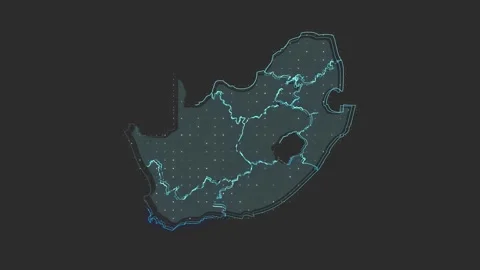 South africa map Stock-Footage 169457972