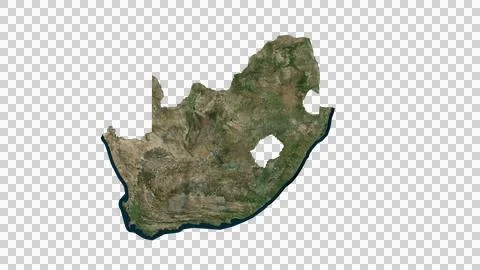 South Africa Map Stock Illustration