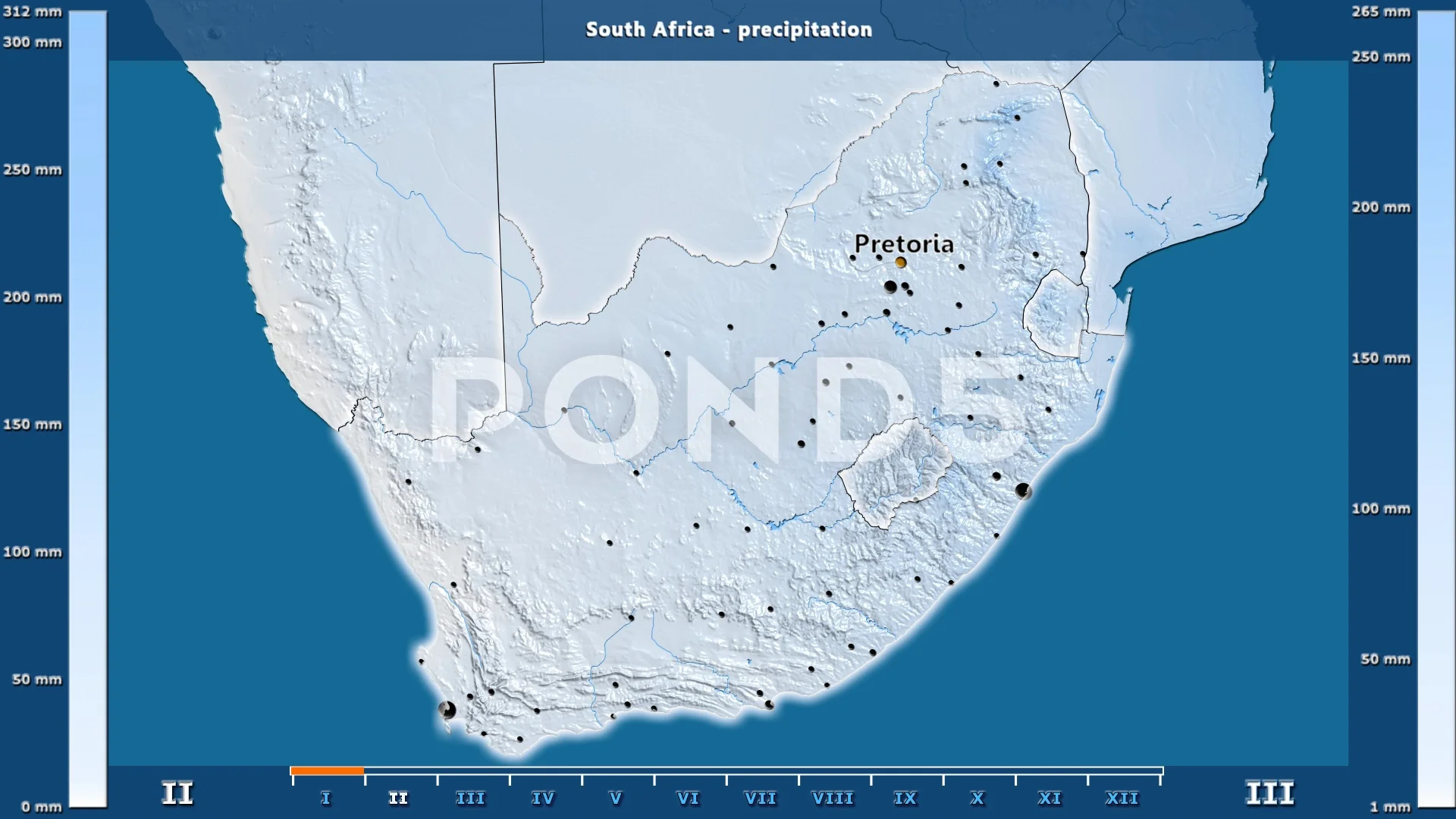 South Africa Precipitation English La Stock Video Pond5