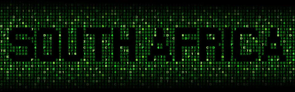 South Africa text on hex code illustration Stock-Illustration