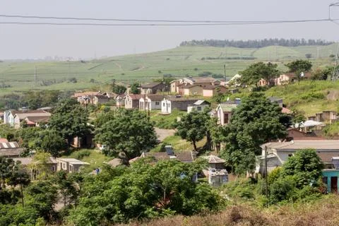 South African rural township shot - outdoors Kwazulu Natal #2 Stock Photos