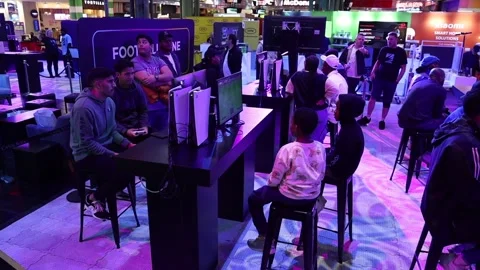 South Africa's biggest gaming event held... | Stock Video | Pond5