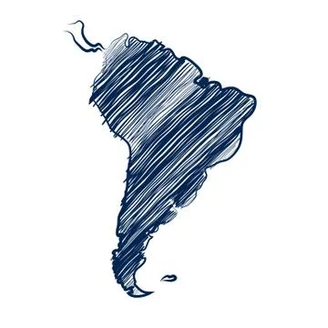 South america Stock Illustration