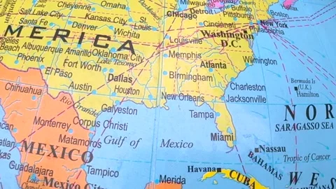 South American countries map Stock Footage 325713891