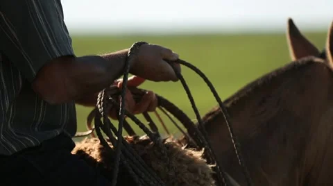 South american gaucho costumes and culture Stock Footage 59129865
