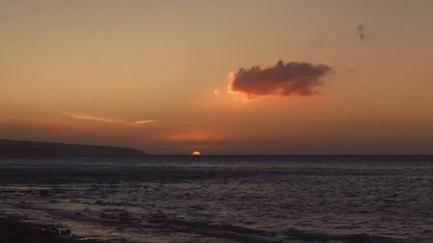 South Australian sunset. Stock Footage