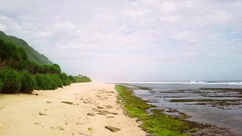 South Bali Beach Stock Footage 303046331
