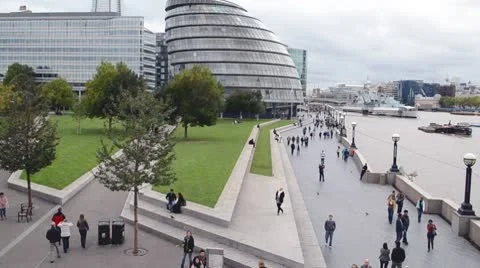 South Bank - London Stock Footage