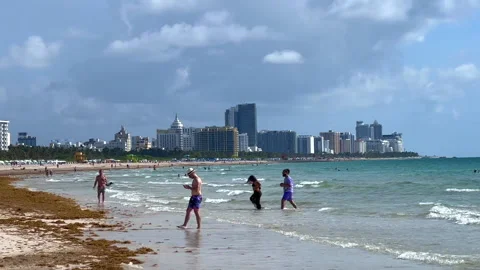 South beach 2022 Stock Footage 200857247