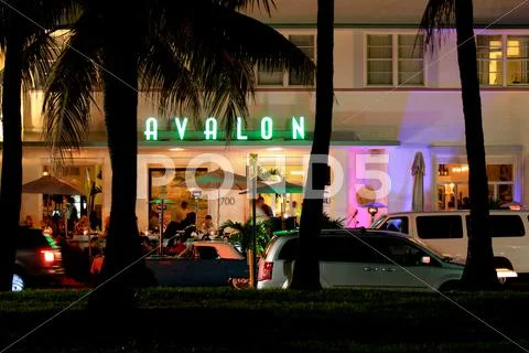 South beach, Avalon Stock Photos