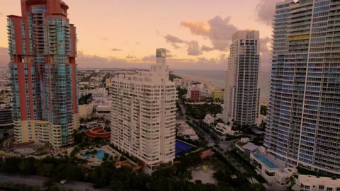 South Beach - Building views Stock Footage 231705199