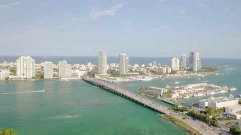 South Beach Causeway Stock Footage 171246950